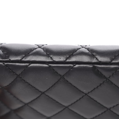 Chanel Aged Calfskin Quilted Reissue 2.55 Clutch Black 8 of 8