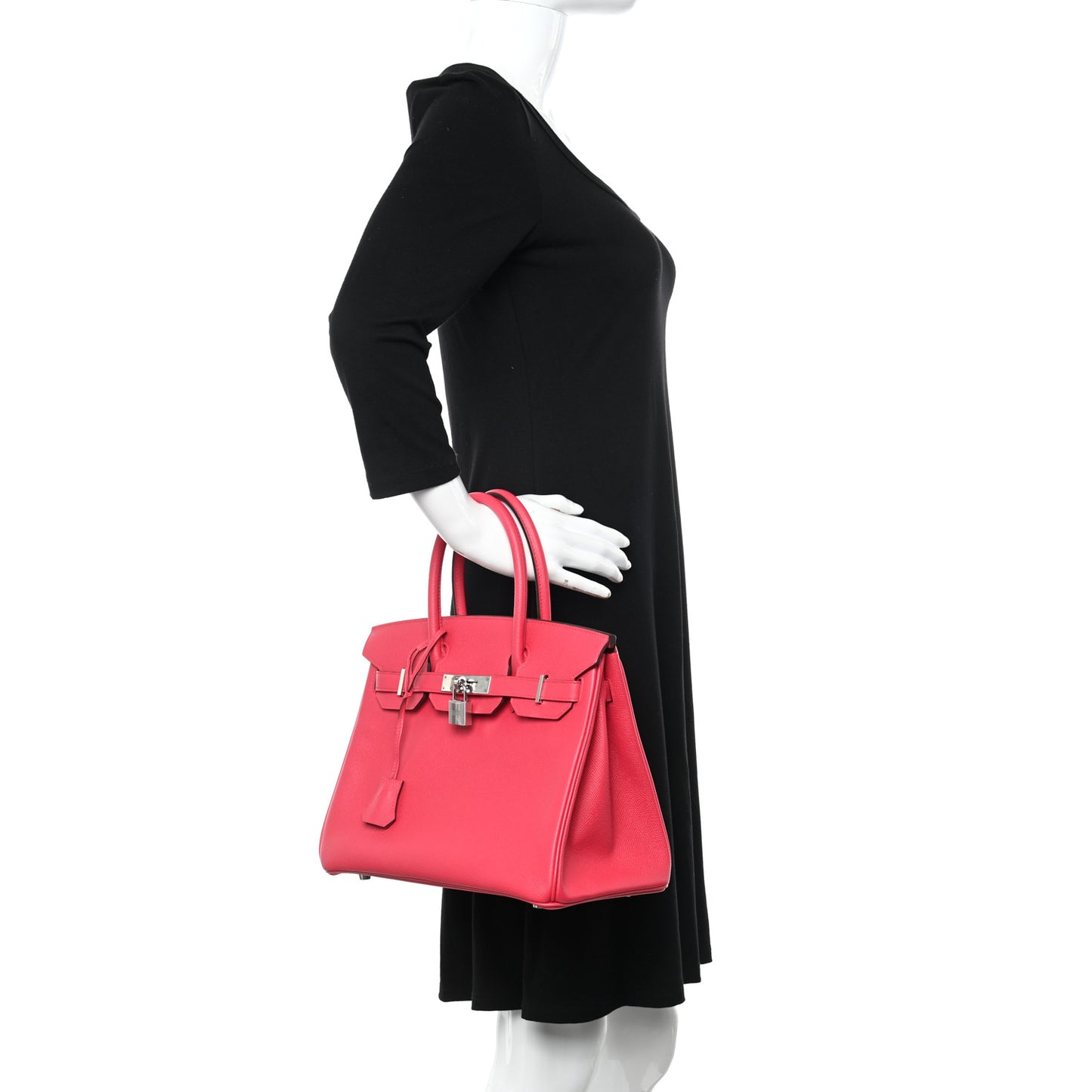 Epsom Birkin 30 Rose Extreme