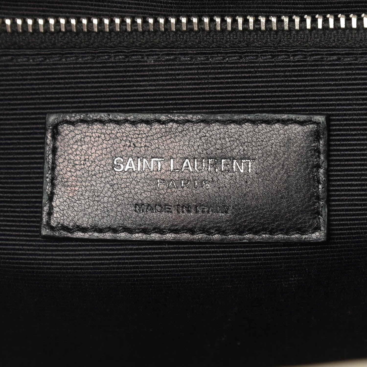 Saint Laurent Grain De Poudre Textured Mixed Matelasse Large Triquilt Monogram Satchel Porcellana 5 of 15