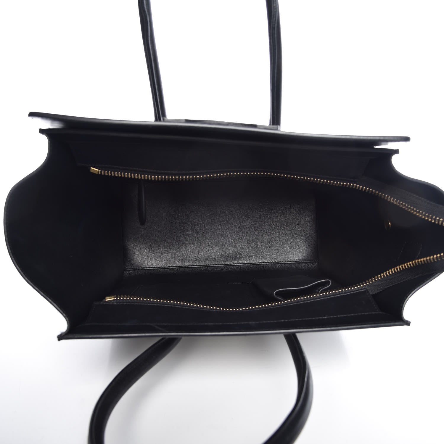 Celine Nubuck Smooth Calfskin Micro Tri-Color Luggage Olive 5 of 12