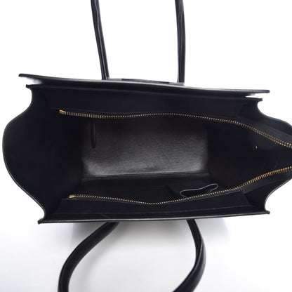 Celine Nubuck Smooth Calfskin Micro Tri-Color Luggage Olive 5 of 12