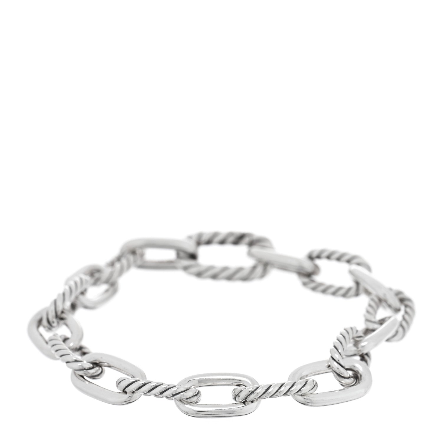 David Yurman Sterling Silver 8.5mm Madison Chain Bracelet 1 of 3