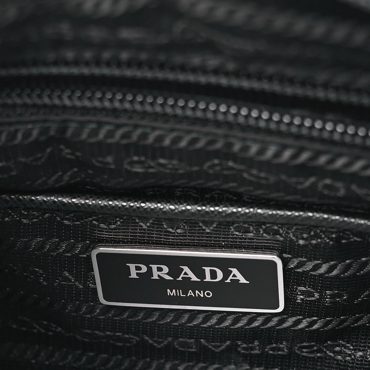 Prada Tessuto Nylon Saffiano Vela Messenger Bag Black 6 of 9