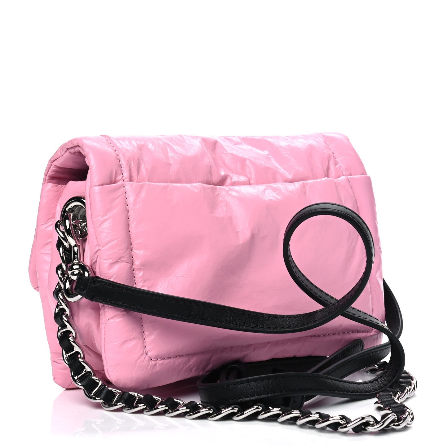 Lambskin The Mini Pillow Bag Pink