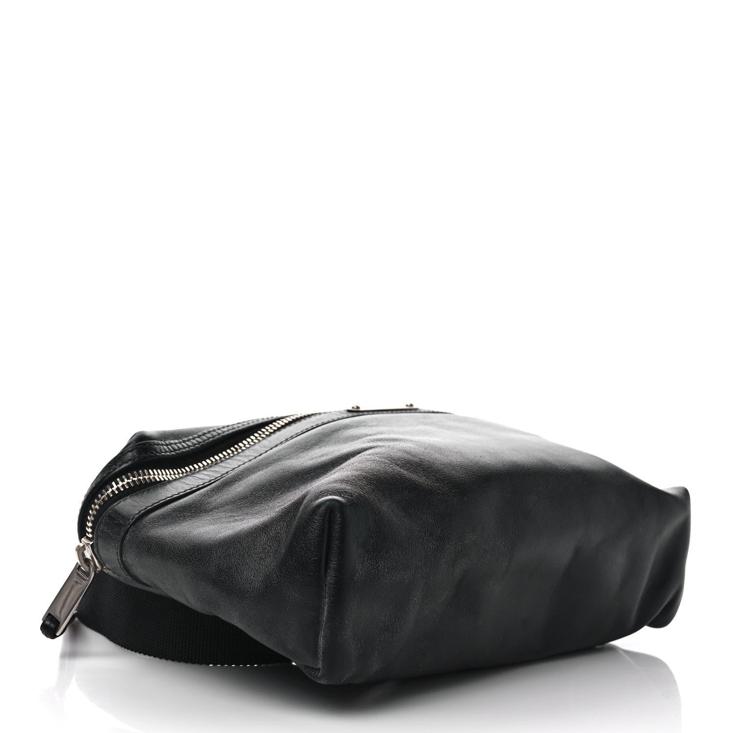 Saint Laurent Calfskin City Belt Bag Black 4 of 8