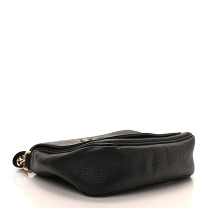 Gucci Pebbled Calfskin Small Soho Flap Crossbody Black 4 of 8
