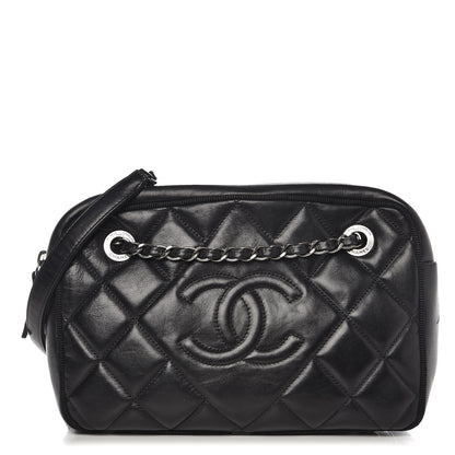 Chanel Calfskin Quilted Small Ballerine Camera Case Black 1 of 8