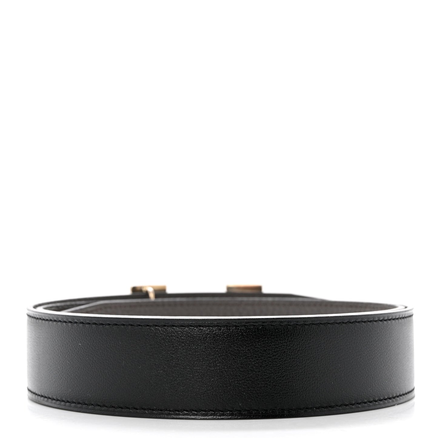 Box Togo Sterling Silver Touareg 32mm H Belt 95 Black Etain