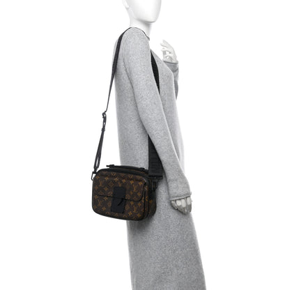 Louis Vuitton Monogram Macassar S Lock Messenger 2 of 10