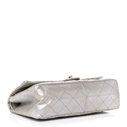 Chanel Metallic Aged Calfskin Quilted 2.55 Reissue 226 Flap Silver 3 of 21