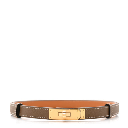 Hermes Epsom Kelly Belt Etoupe 1 of 5
