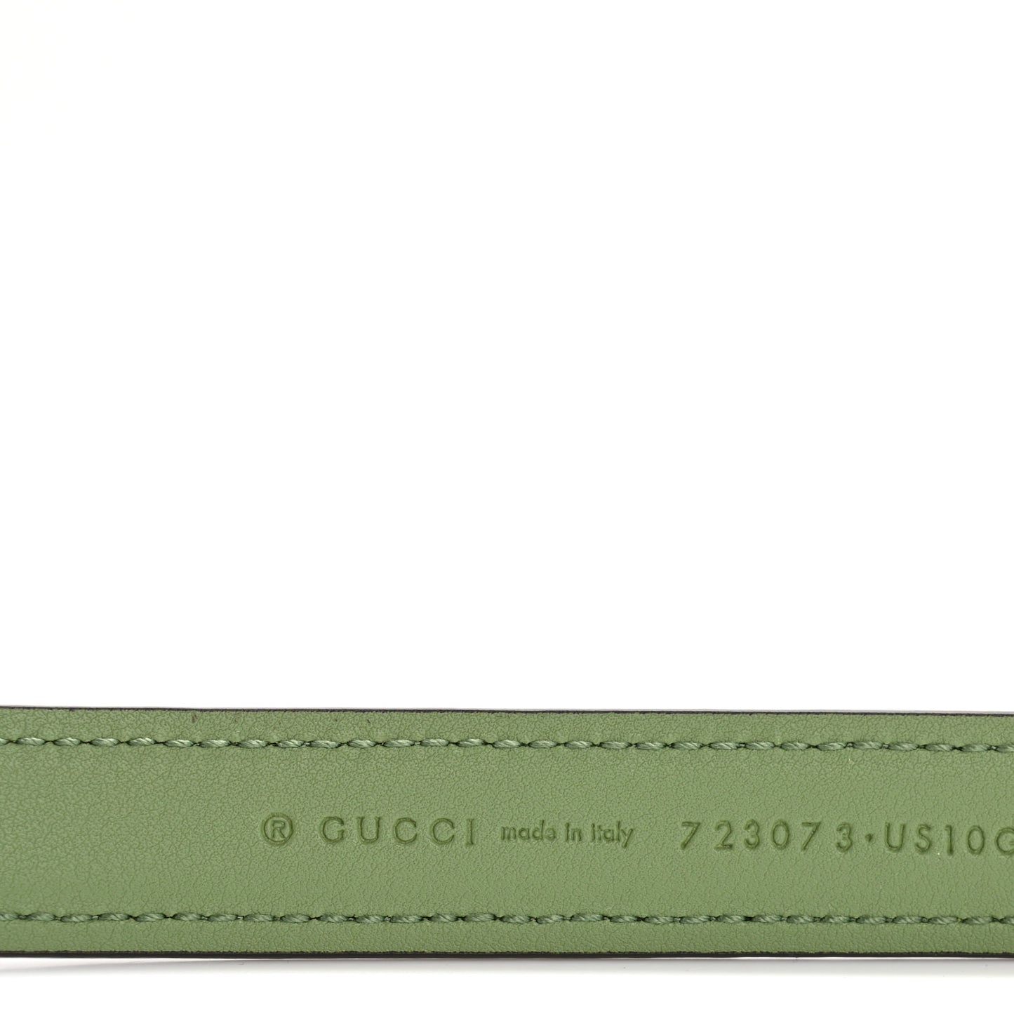 Ciny Lux Calfskin Blondie 30mm Belt 85 34 Salamander Green