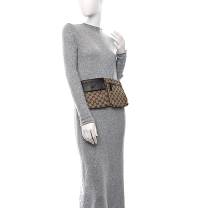 Gucci Monogram Web Belt Bag Dark Brown 2 of 9