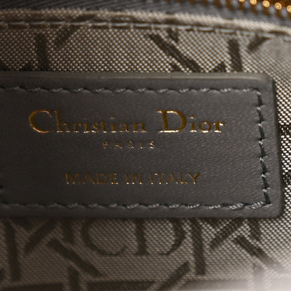 Christian Dior Lambskin Cannage Small My ABCDior Lady Dior Grey 6 of 13
