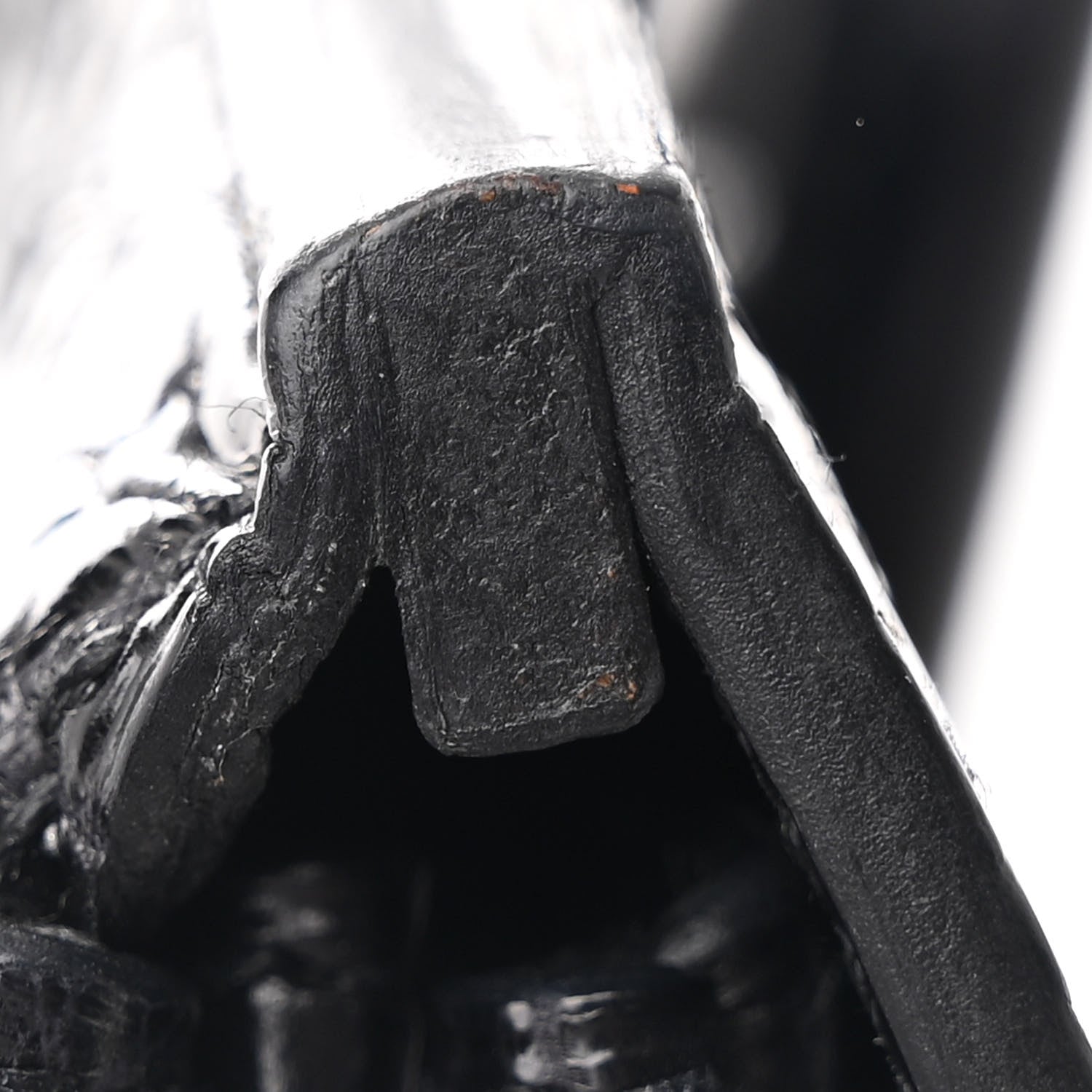 Hermes Shiny Porosus Crocodile Birkin 35 Black 16 of 17