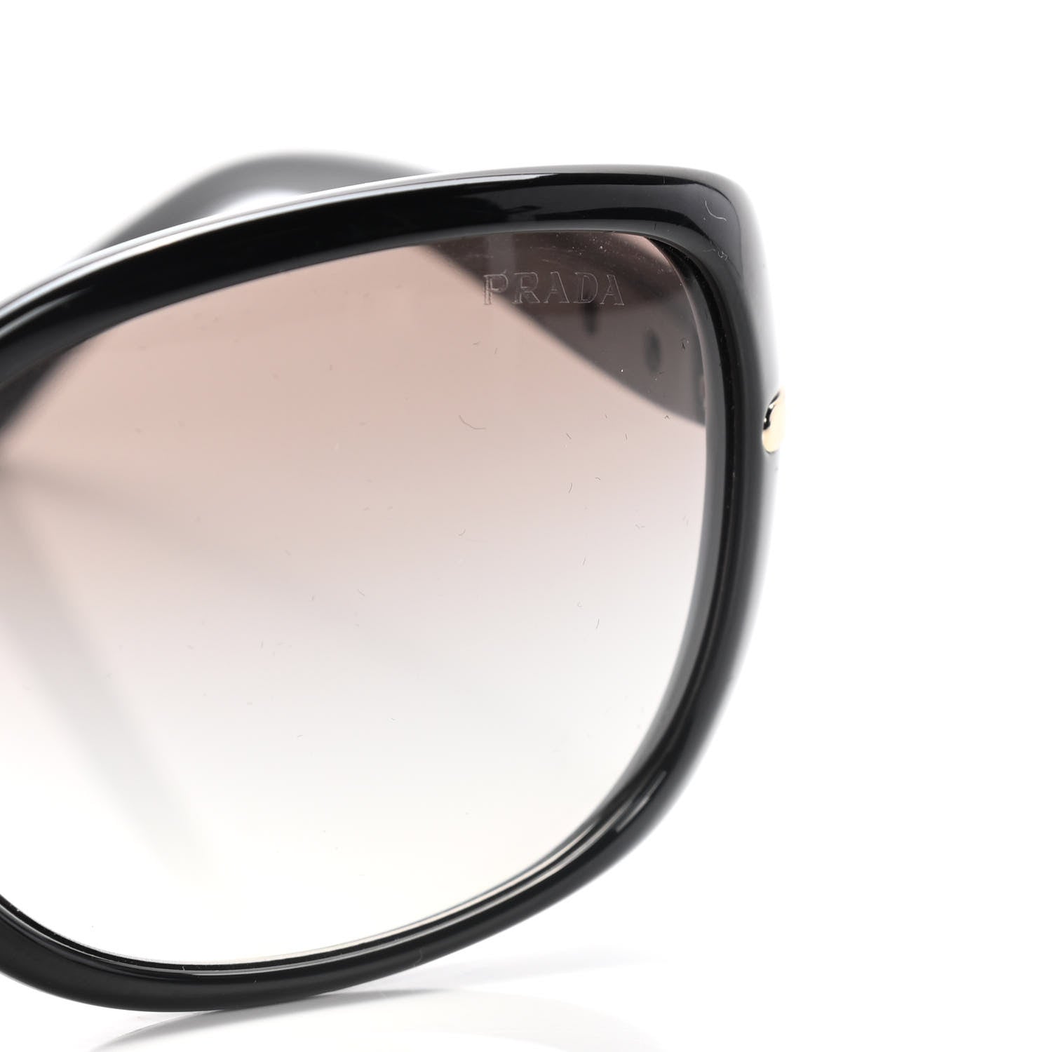 Prada Square Sunglasses SPR 08O Black 14 of 15