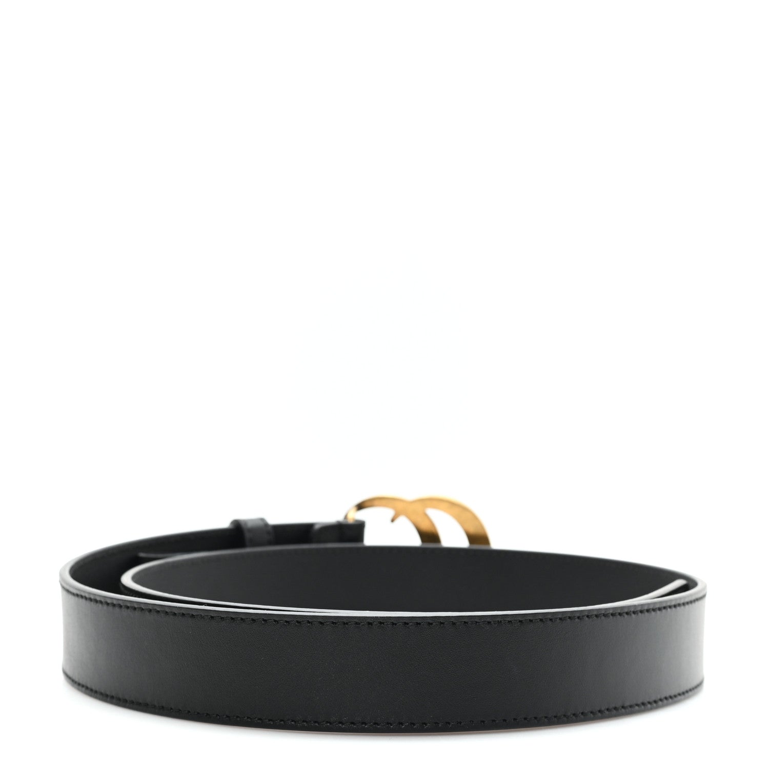 Gucci Calfskin Double G 30mm Belt 90 36 Black 2 of 5