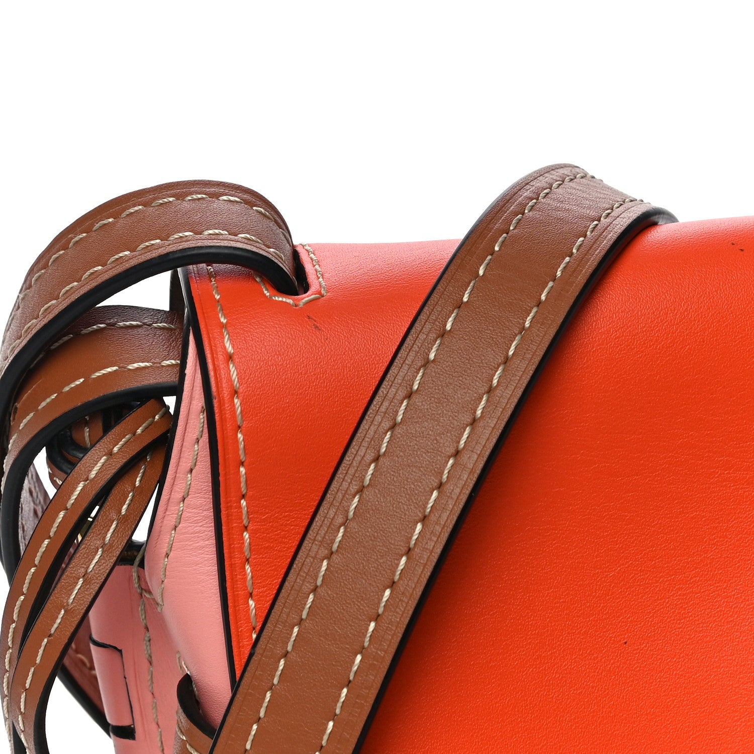 Loewe Calfskin Small Gate Crossbody Bag Orange Blossom 11 of 16