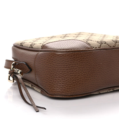 Gucci Monogram Mini Bree Messenger Bag Beige Tabacco 10 of 11
