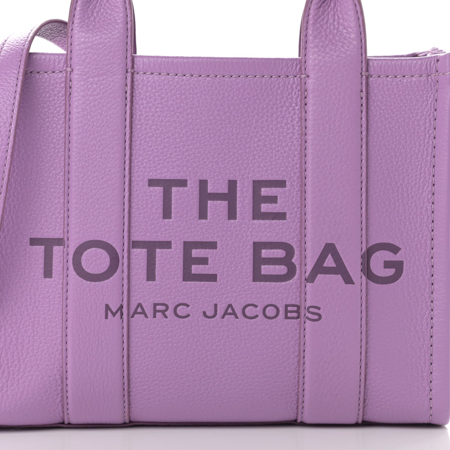 Marc Jacobs Grained Calfskin Small The Tote Bag Regal Orchid 9 of 14