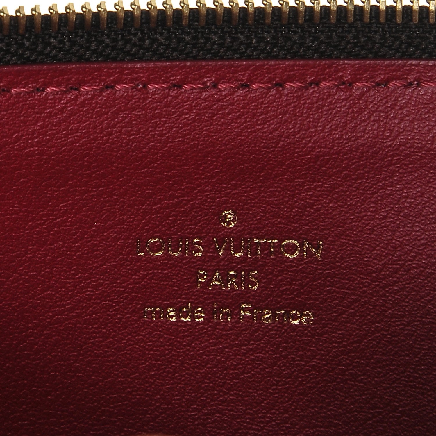 Louis Vuitton Monogram Felicie Chain Wallet Zippered Insert 6 of 6