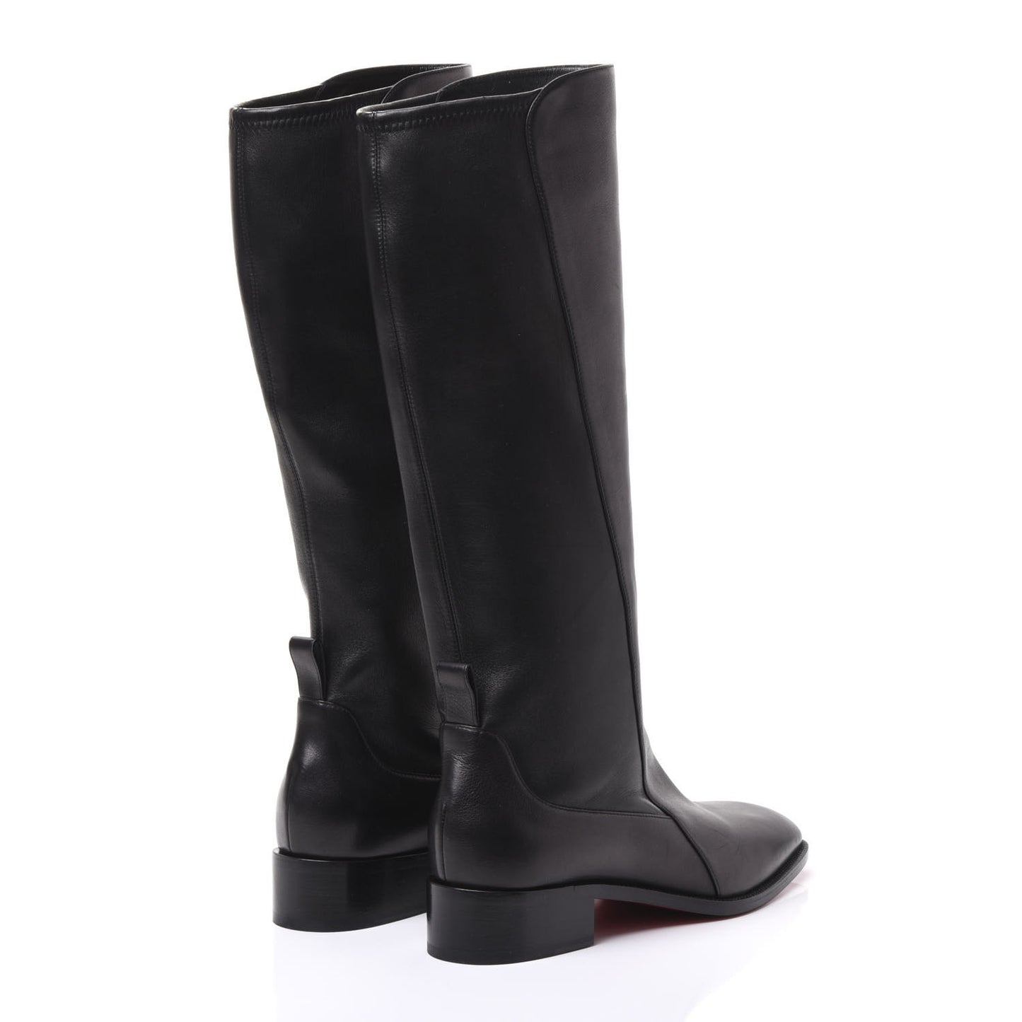 Nappa Tagastretch Stretch Knee High Boot 39.5 Black
