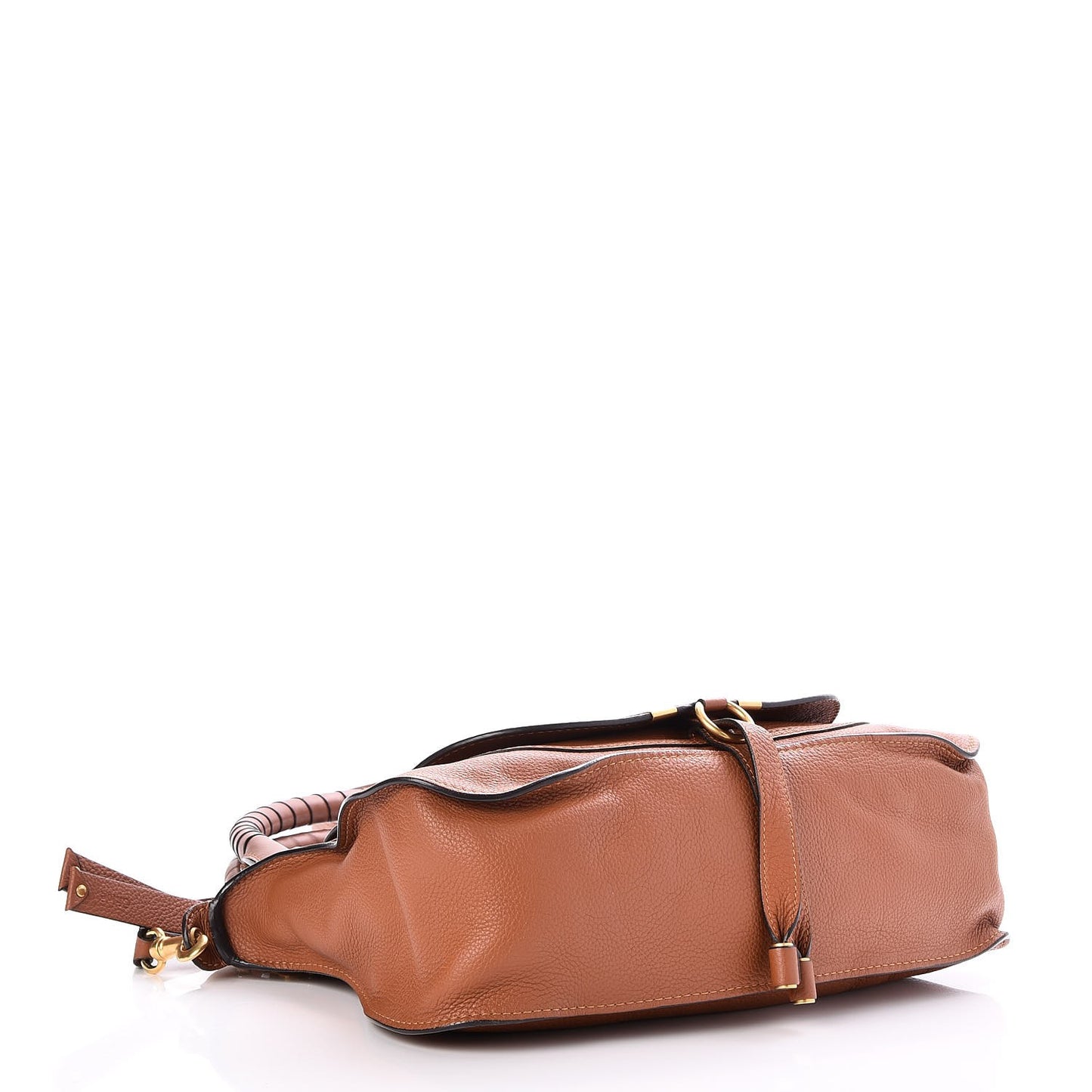 Calfskin Medium Marcie Satchel Tan