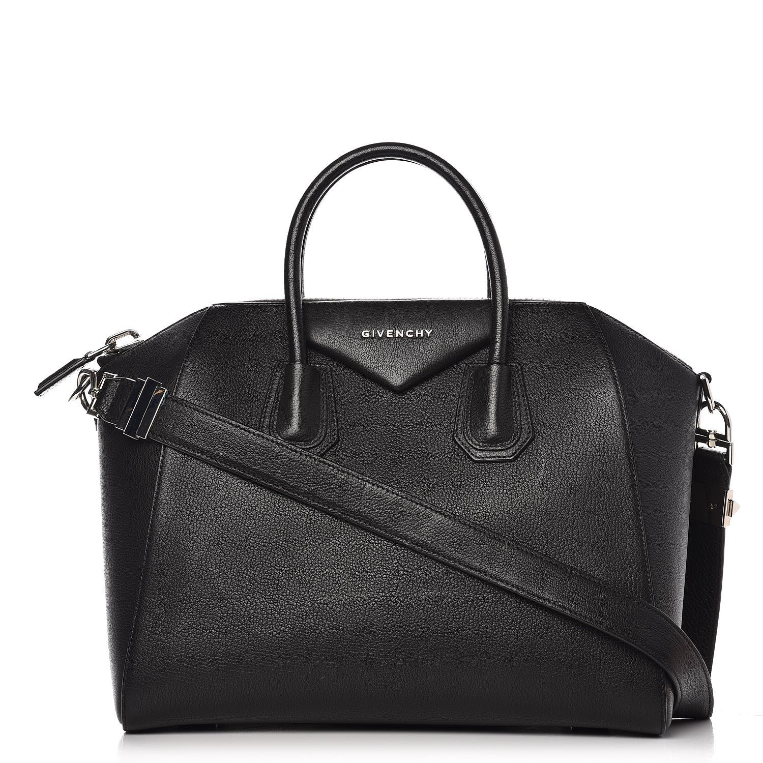 Givenchy Sugar Goatskin Medium Antigona Black 1 of 14