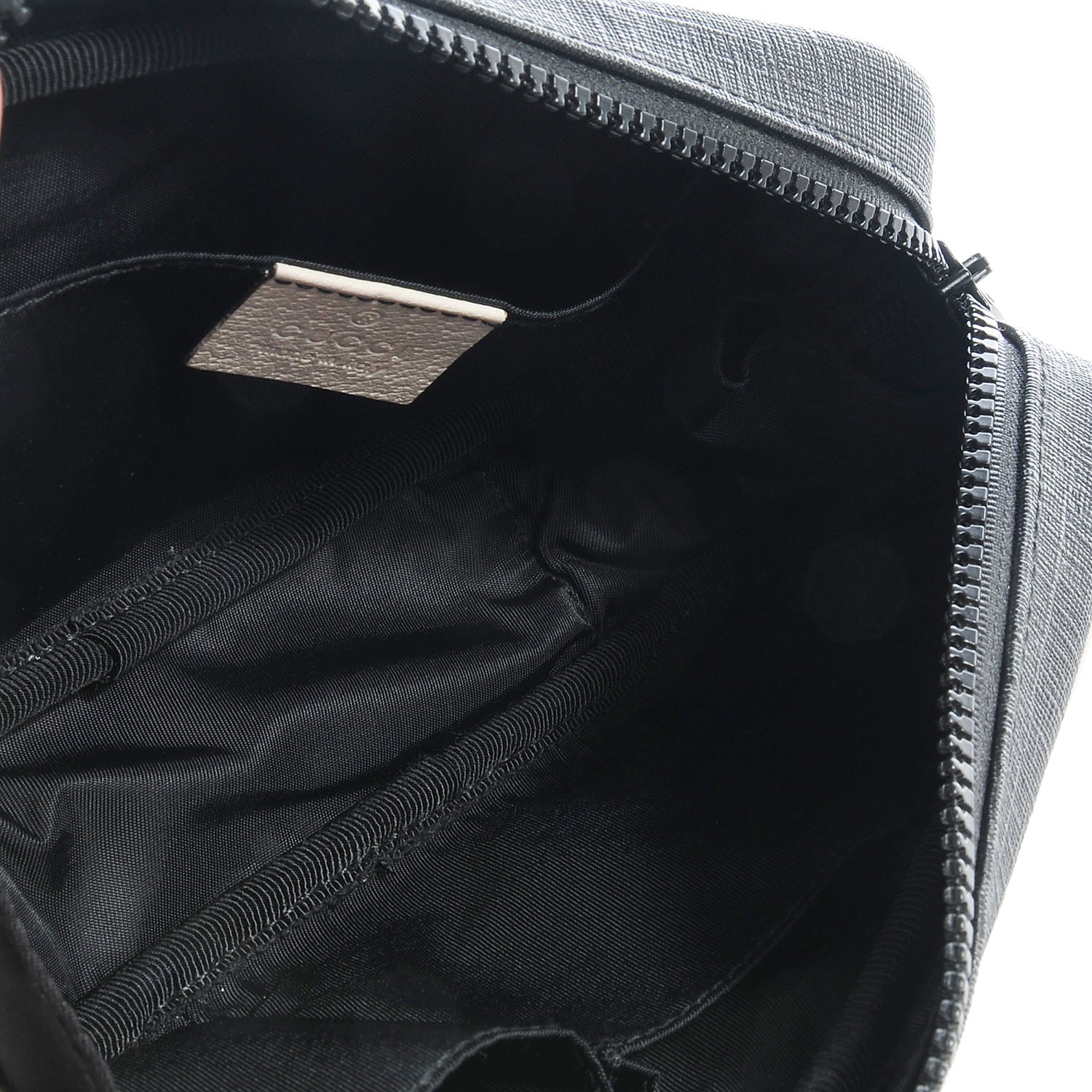 Gucci Coated Canvas Trademark Cosmetic Case Black 5 of 7