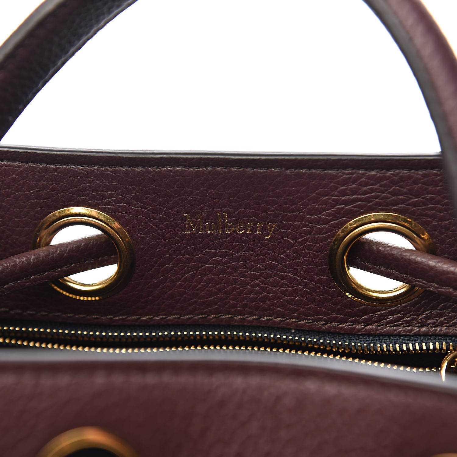 Mulberry Small Classic Grain Small Hampstead Oxblood 6 of 9