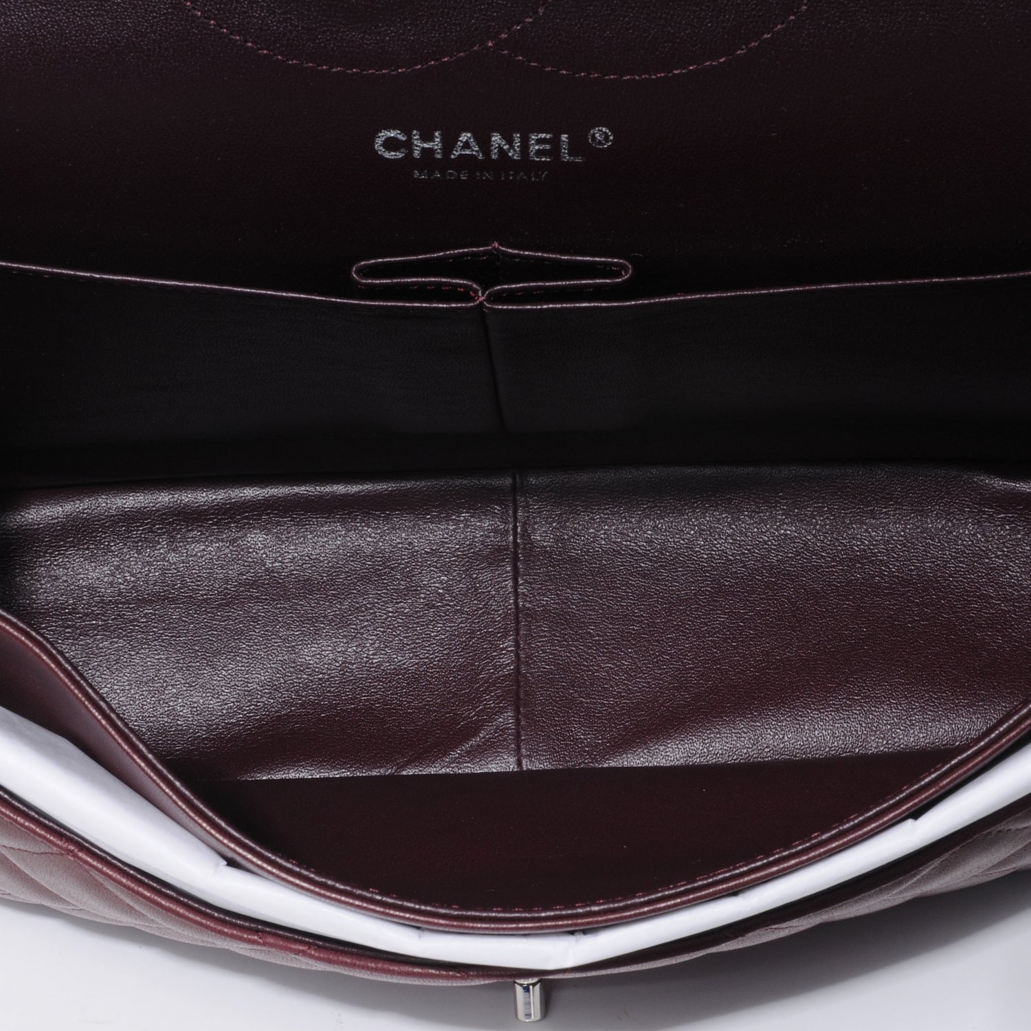 Chanel Lambskin Quilted Jumbo Double Flap Bordeaux 6 of 8
