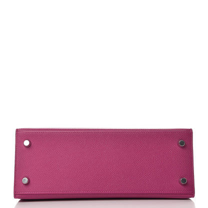 Hermes Epsom Kelly Sellier 25 Rose Pourpre 27 of 36