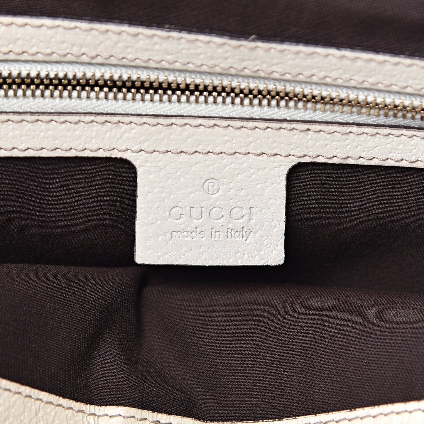 Monogram Medium Charmy Shoulder Bag Off White