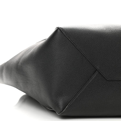 Celine Soft Grained Calfskin Small Belt Cabas Phantom Black 8 of 9