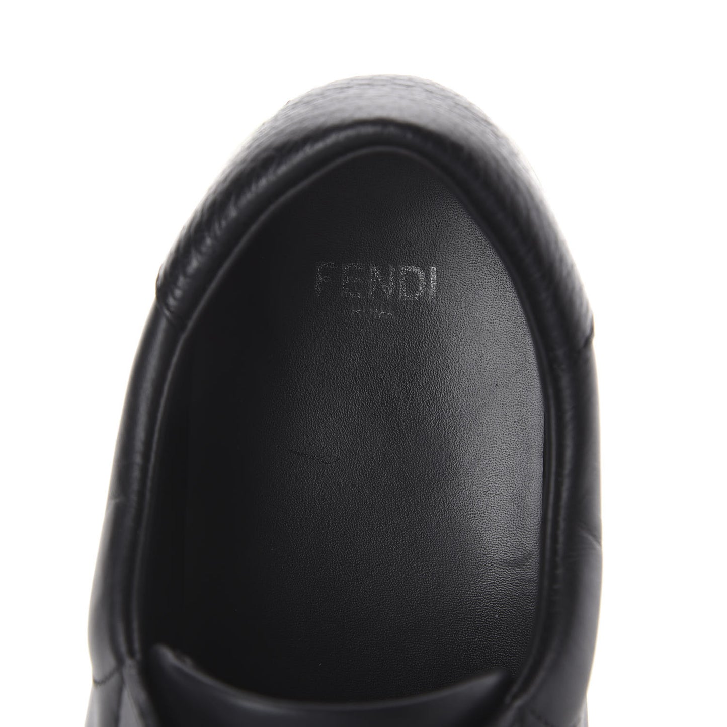 Vitello Microfiber FF Rockoclick Slip On Sneakers 38 Black Tobacco