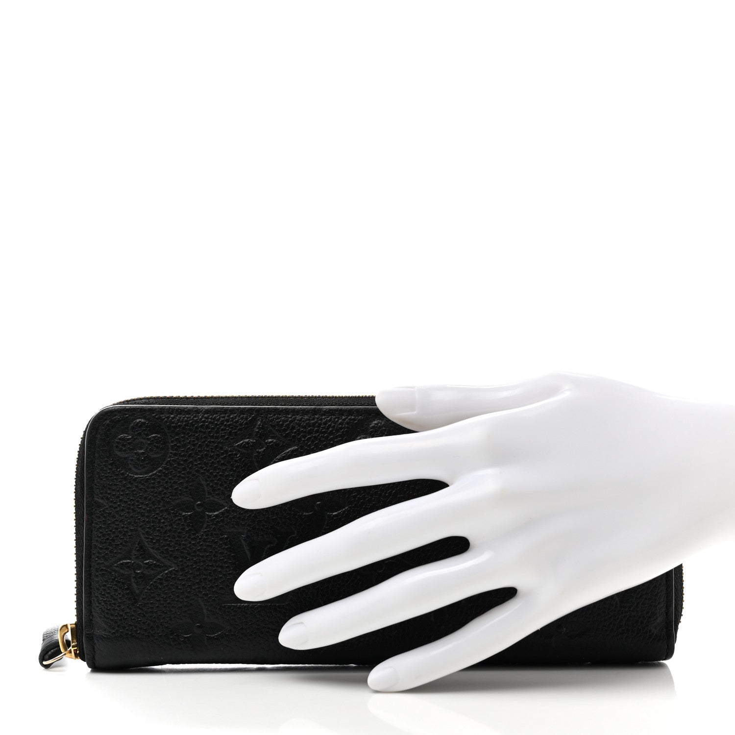 Louis Vuitton Empreinte Clemence Wallet Black 2 of 9