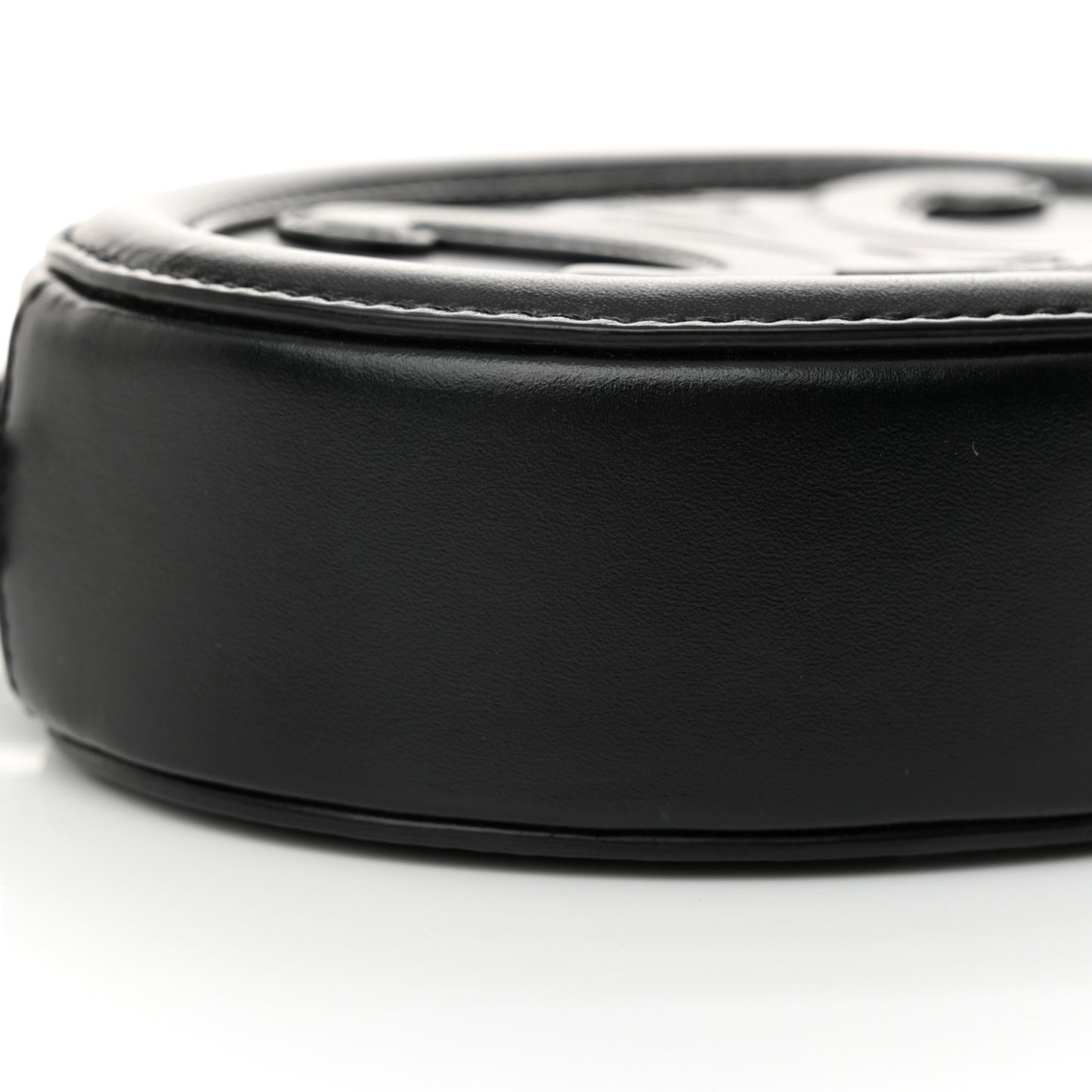 Smooth Calfskin Cuir Triomphe Oval Bag Black