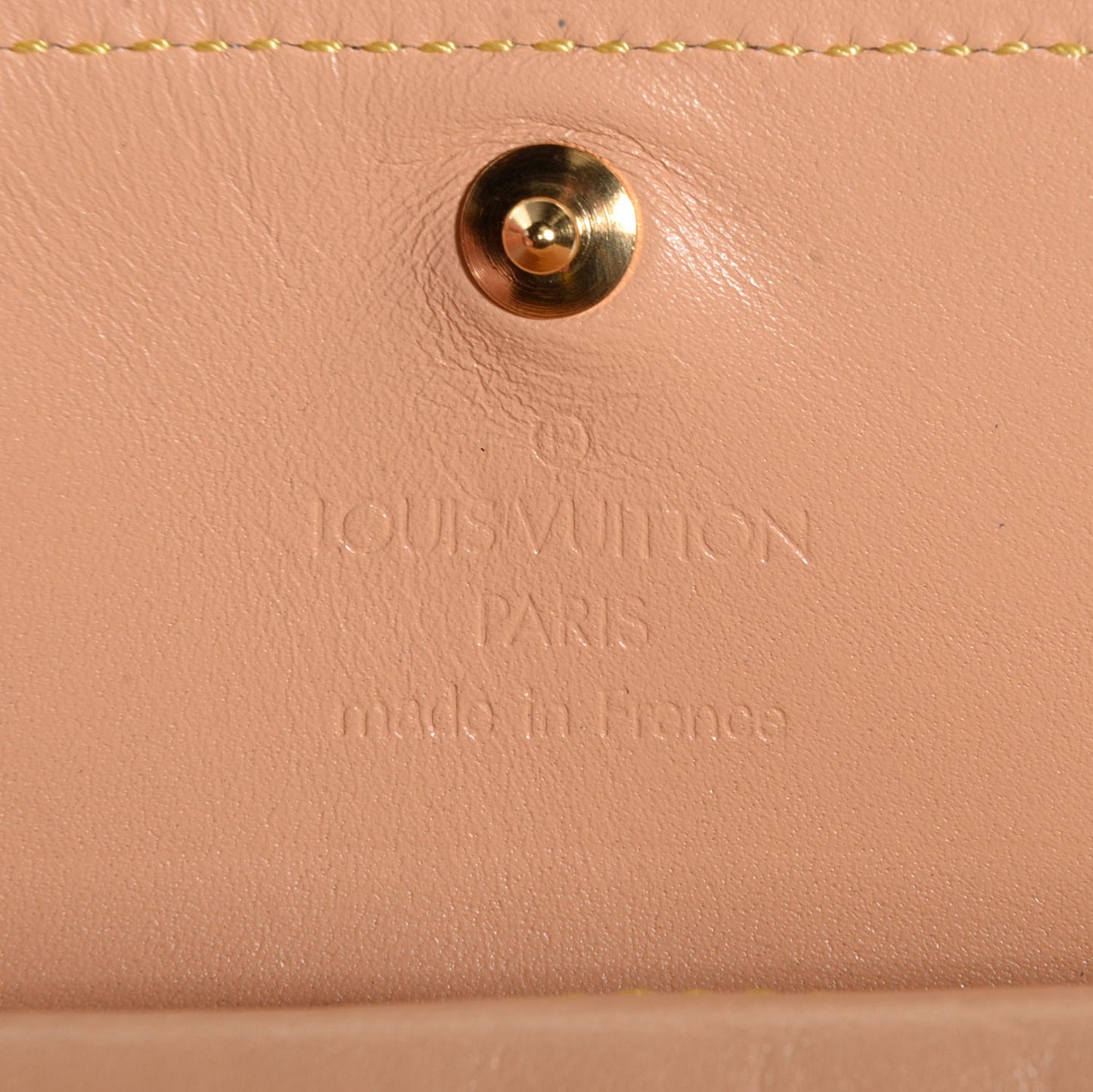 Monogram Cherry Blossom Porte-Monnaie Plat Coin Purse Brown