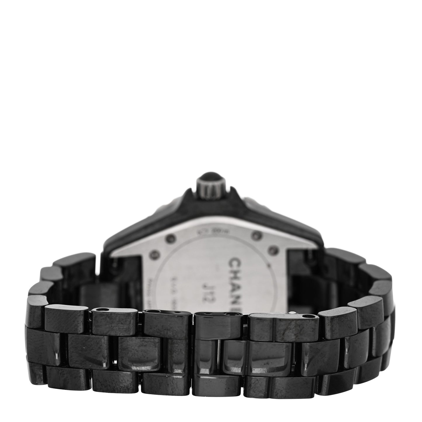 Stainless Steel Ceramic 33mm J12 Quartz Watch Black