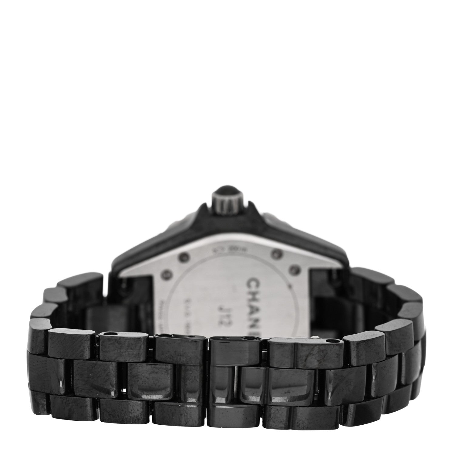 Chanel Stainless Steel Ceramic 33mm J12 Quartz Watch Black 3 of 5