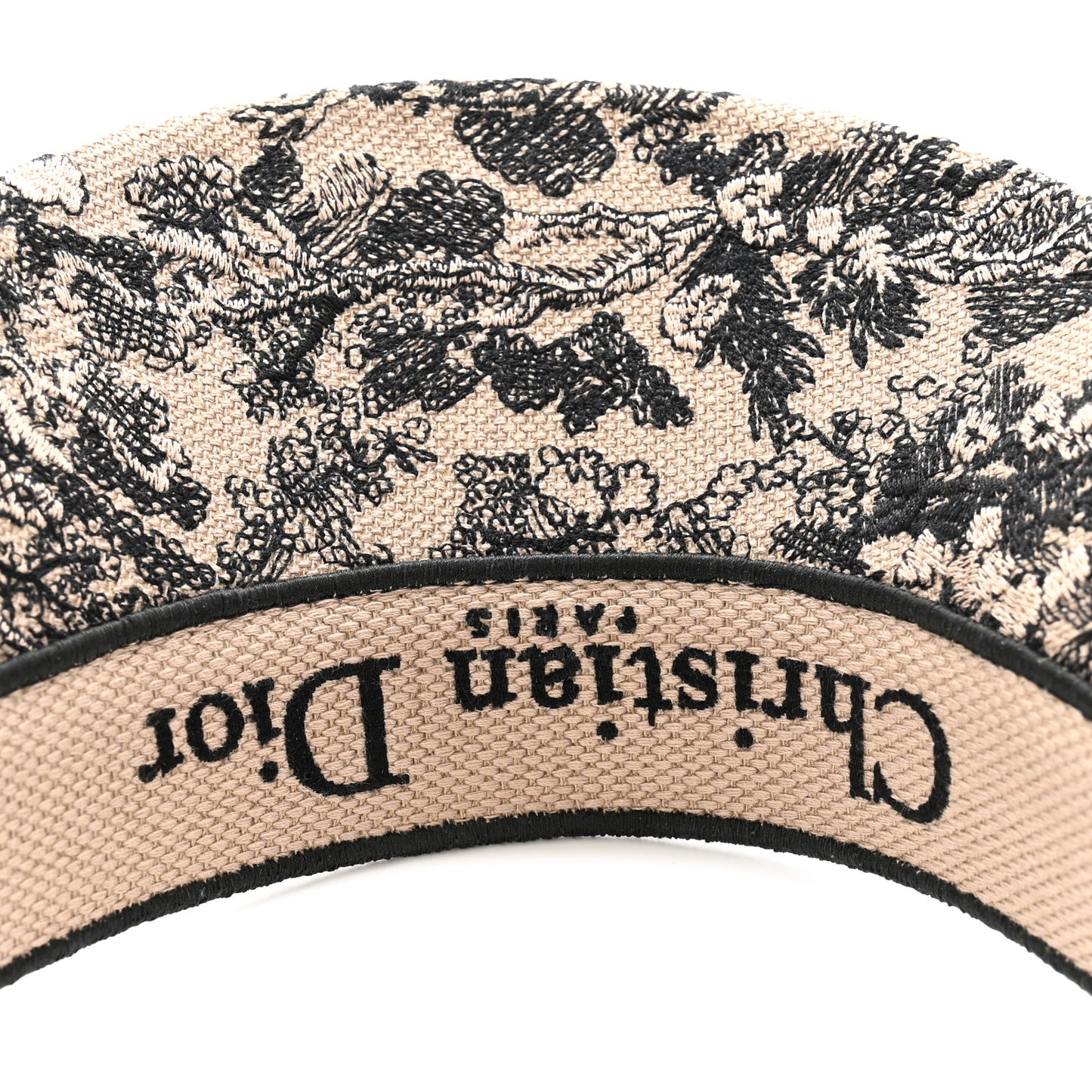 Toile De Jouy Reverse Visor Beige