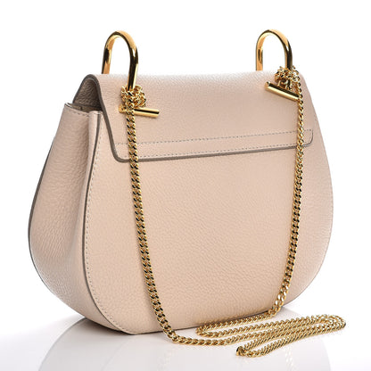 Chloe Grained Lambskin Drew Shoulder Bag Abstract White 4 of 7