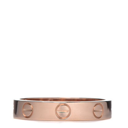 Cartier 18K Pink Gold 3.5mm LOVE Wedding Band Ring 52 6 1 of 6