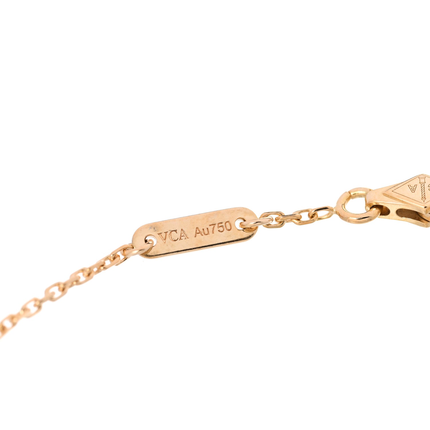 Van Cleef & Arpels 18K Yellow Gold Mother of Pearl Sweet Alhambra Bracelet 3 of 5