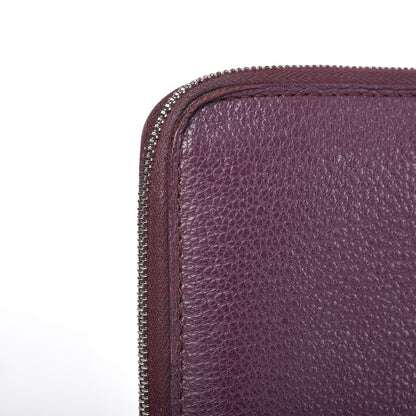 Hermes Chevre Mysore Azap Wallet Raisin 6 of 14
