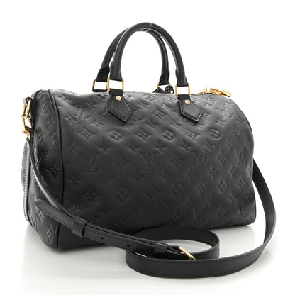 Louis Vuitton Empreinte Monogram Speedy Soft 30 Black 3 of 9