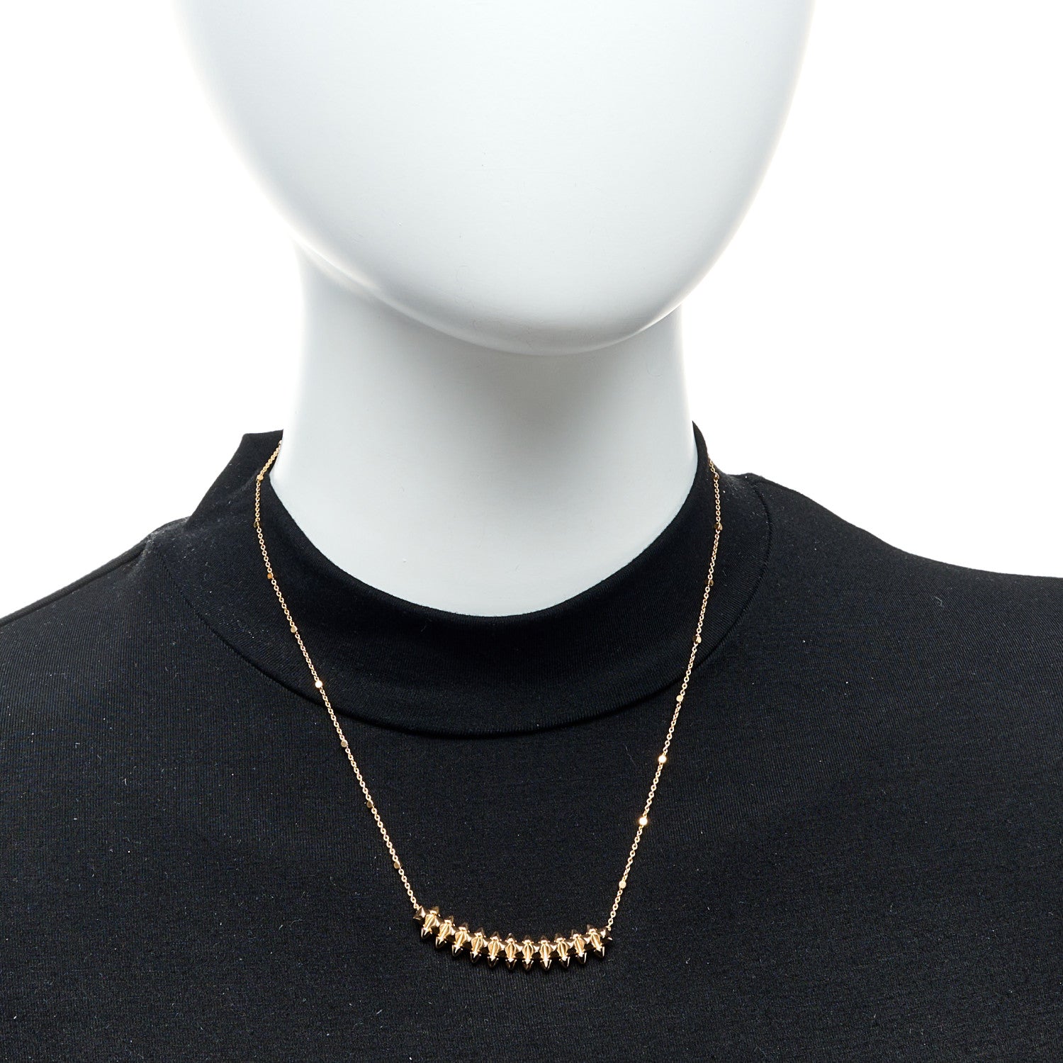 Cartier 18K Pink Gold Medium Clash de Cartier Necklace 2 of 7