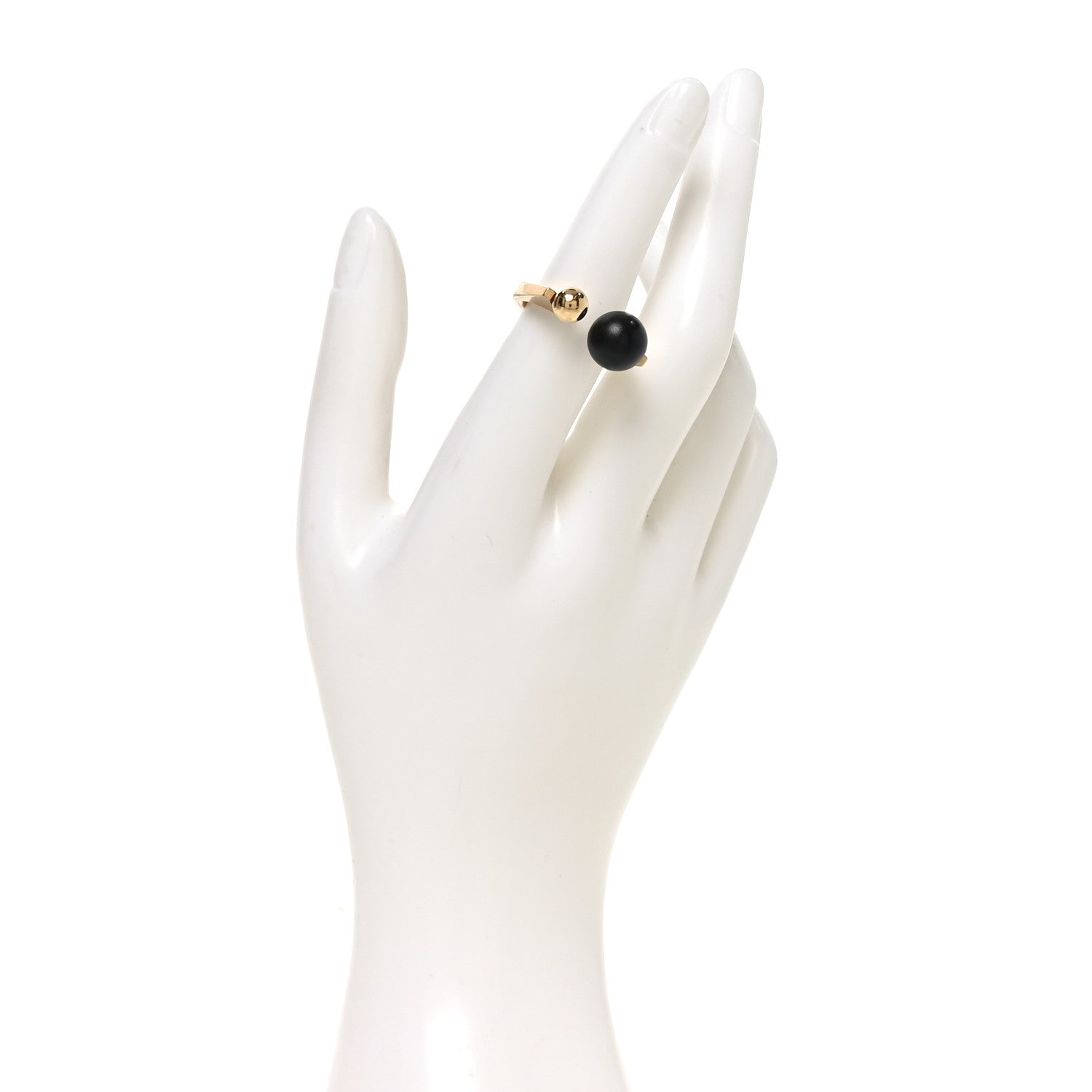 Christian Dior Metal Tribales New Look Ring M 52 6 Black Gold
