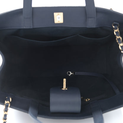 Chanel Caviar Quilted Large Business Affinity Shopping Bag Navy 5 of 14