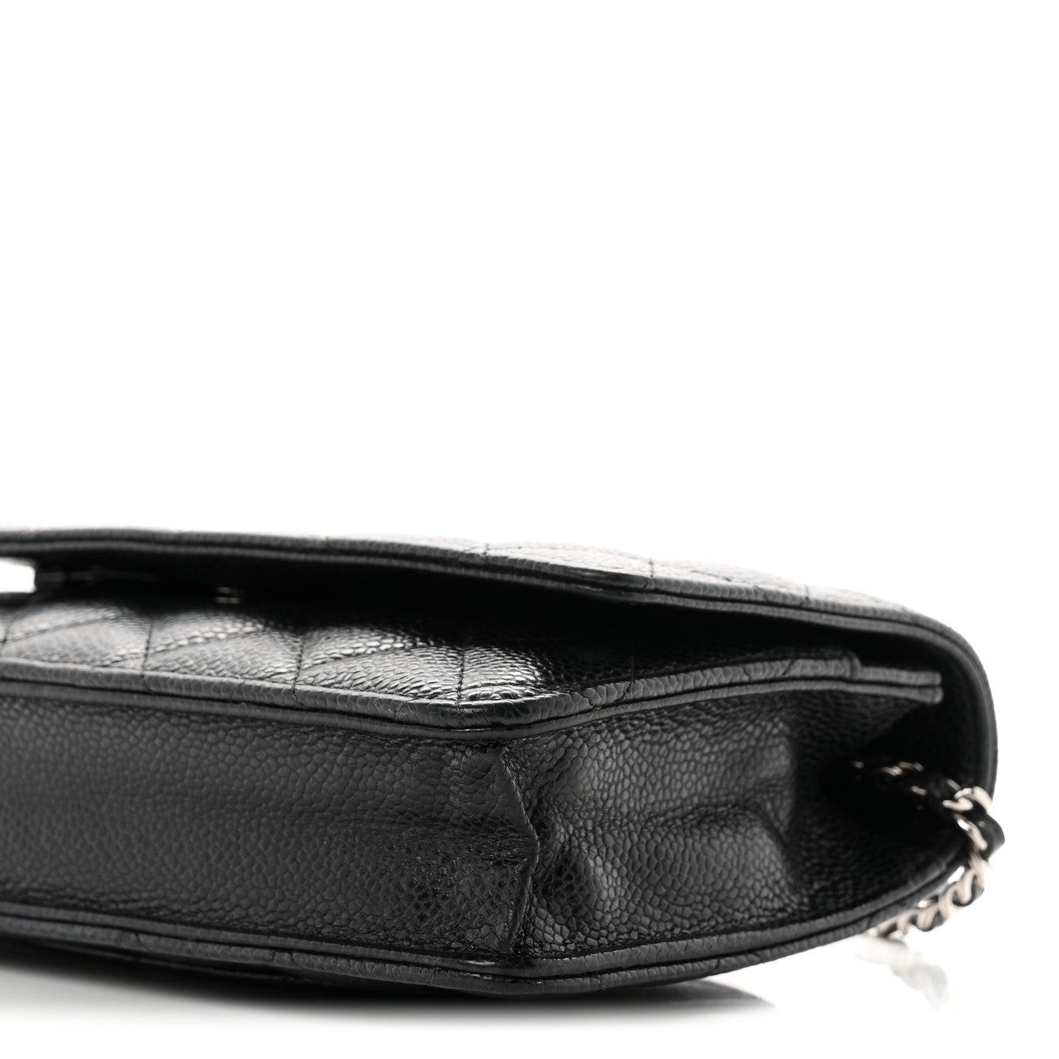 Chanel Caviar Quilted Wallet On Chain WOC Black 11 of 12